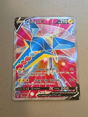 Pokemon TCG Vikavolt V 180/189 Darkness Ablaze Full Art Ultra Rare 2020 - Image 1 of 2