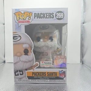 Funko POP! NFL Green Bay Packers 2024 Santa Claus Figure #269 Sold Out Exclusive - Imagen 1 de 7
