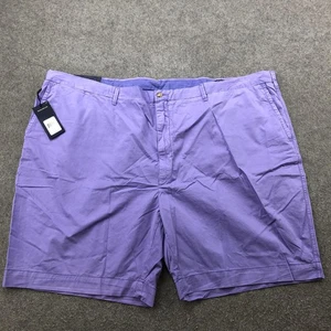 Polo Ralph Lauren Shorts Mens 52B Lavender Classic Fit Chino Pleated Big & Tall - Picture 1 of 12