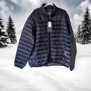 Hawke & Co. Mens Packable Down Quilted Puffer Jacket Size XXL Black - Picture 1 of 12