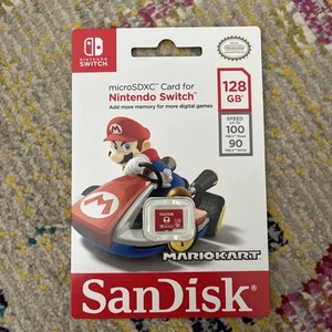 SanDisk 128GB microSDXC Memory Card - (SDSQXBO-128G-AWCZA) - Photo 1 sur 2