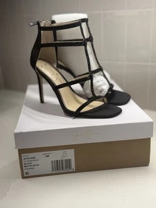 Jessica Simpson Black Strappy Stiletto Heels, Women’s Size 8M, NWOB - Picture 1 of 6