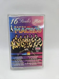 Banda Machos 16 Reales Hits La Reina de las Bandas 1994 cassette Made In Mexico - Picture 1 of 5