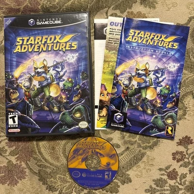 Starfox Adventures (Nintendo GameCube, 2002) CIB Complete In Box Tested !! - Image 1 of 4