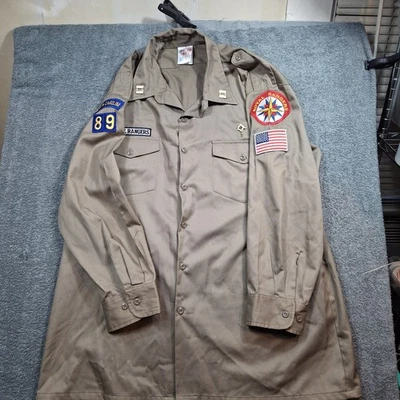 Royal Rangers Pioneers Short Sleeve Uniform Mens Medium w Patches - Image 1 of 4