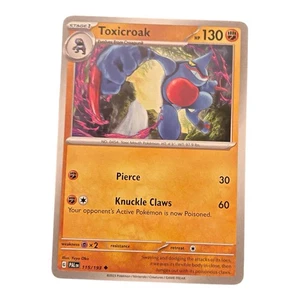 Pokemon TCG Paldea Evolved Toxicroak 115/193 - Picture 1 of 2