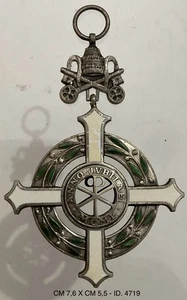 PAPÀ PIO XII° ANNO GIUBILEO 1950 CROCE VATICANO BENEMERENTI DI 2a CLASSE - Foto 1 di 8