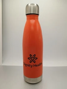 Orange 16 oz Stainless Steel Insulated Water Bottle - Picture 1 of 6
