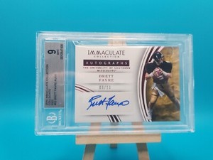 2016 Immaculate Collection Collegiate Brett Favre Auto Autographs /10 SSP #63