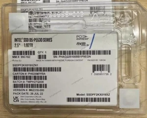 Intel D5 P5530 Series 1.92TB SSD U.2 NVME SSDPF2KX019XZN1 - Picture 1 of 1