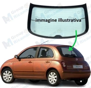 Nissan Micra 2003 - 2010 Lunotto Vetro Cofano Posteriore Dietro - Imagen 1 de 5