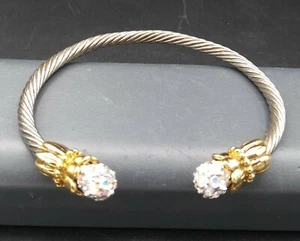Vintage Strass Armreif Armband - Bild 1 von 2