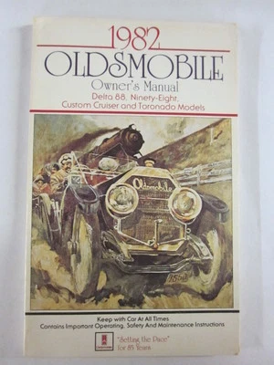 1982 Original GM Oldsmobile Delta 88 Ninety-Eight Toronado OWNERS MANUAL NICE!  Foto 1 de 4