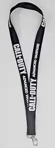 Portachiavi Call of Duty Advanced Warfare cordino argento clip collo fob - Foto 1 di 3