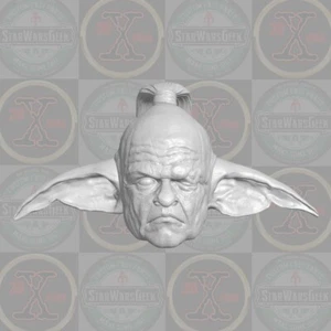 Even Piell Jedi Master custom head for 1:10 1:12 1:18 1:6 Star Wars figures - Picture 1 of 1