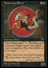 Mindwhip Sliver  X (4) Tempest MTG Excellent/Near Mint (RG) 4RCards