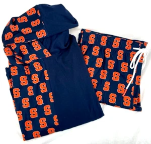 NEW Syracuse Orange Concepts Sport Hoodie LS Drawstring Pants Pajama Set Women M - Picture 1 of 10