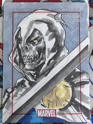 Marvel 75th Anniversary SketchaFEX Card Taskmaster Artist: Jomar Bulda - Image 1 of 2