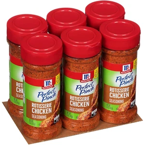 6 pack Perfect Pinch Rotisserie Chicken Seasoning 5 oz, Savory Blend for Poultry - Picture 1 of 12