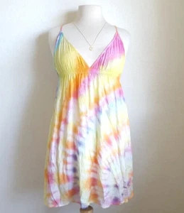 Chan Luu Sommerkleid Spaghettiriemen Krawatte gefärbt 🙂 - Bild 1 von 13