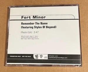 Fort Minor w/ Styles of Beyond - Remember The Name RARE promo CD single w/ edit - Foto 1 di 2