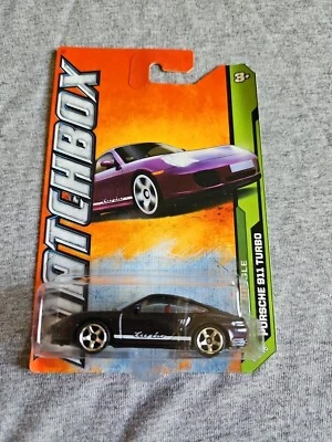 Caja de cerillas Porsche 911 Turbo Cherry Purple 106/120 Little Bend Jungle 2012 Foto 1 de 4