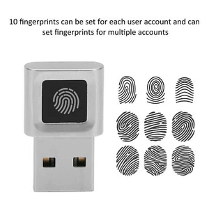 USB Fingerprint Reader 360 Degrees Touch Fast Matching High Sensitivity Hello - Picture 1 of 12