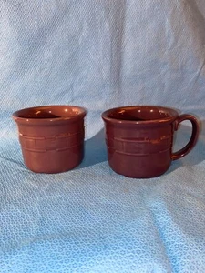 Longaberger Pottery Purple Coffee Mug and Bowl - Picture 1 of 9