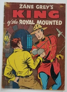 Zane Grey's King of the Royal Mounted #8 (Dell Comics, 1952) Canadian Mountie - Picture 1 of 5