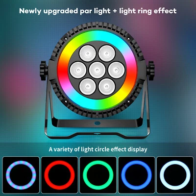 Mini LED Par Can Light DMX512 Master Slave Sound Control For Party Club Event - Image 1 of 4