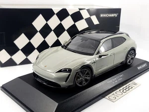 Minichamps 1:18 scale Porsche Taycan Cross Tourismo(CUV) Turbo S 2021 - Chalk - Picture 1 of 6