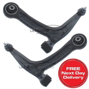 Fits Fiat 500 312 2008-2020 Cast Iron Front Lower Suspension Wishbone Arms Pair - Picture 1 of 12