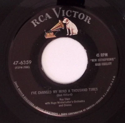 KAY STARR THE ROCK AND ROLL WALTZ/I'VE CHANGED MY MIND A... VINYL 45 67-13 - Image 1 of 3