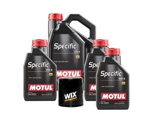8L Motul SPECIFIC 948B 5W20 Wix Filter Motor Oil Change Kit API SN - Picture 1 of 1