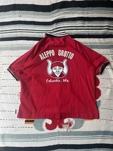 Vintage 60’s/70's Chain Stitch Aleppo Grotto Shriners Bowling Shirt Size XXL - Picture 1 of 8