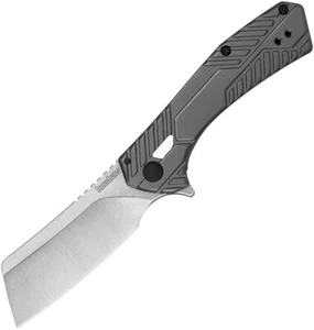 Kershaw Static Framelock Gray Stainless Steel Folding 8Cr13MoV Pocket Knife 3445 - Picture 1 of 2