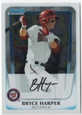 2011 Bowman Chrome Prospects Bryce Harper Nationals #BCP1 - Image 1 of 2
