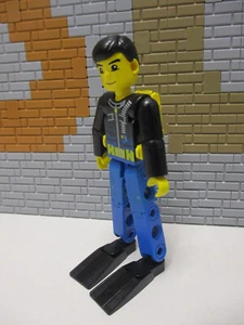 ( D7 / 23 ) Lego Technic / Technik Figur mit Taucher - Bild 1 von 2