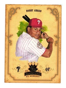 2004 Donruss Diamond Kings #65 Bobby Abreu - Picture 1 of 2