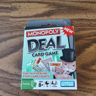 2008Hasbro Monopoly Deal Card Game - Parker Brothers, Family Game - Image 1 of 4