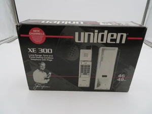 Uniden XE 300 Telefono cordless a lungo raggio con composizione a toni e impulsi con pagina - Foto 1 di 4