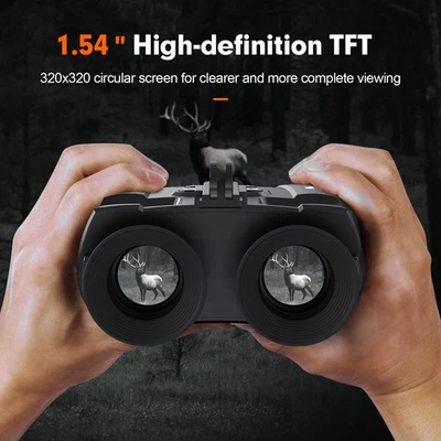 5X Head Mounted Night Vision Goggles Magnification NVG Visual Distance 300M - Image 1 of 4