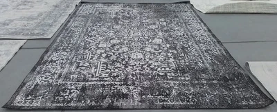 BLACK / GREY 9'-0" x 12'-0" Flaw in Rug, Reduced Price 1172791204 EVK256R-9 - Image 1 of 4