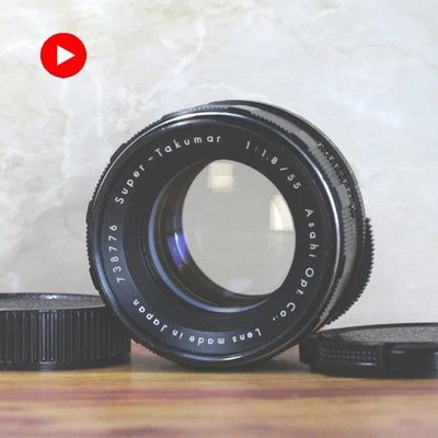 PENTAX Super-Takumar 55mm F1.8[Near Mint/Tested] Rare Initial Model M42 MF Japan - Image 1 of 4