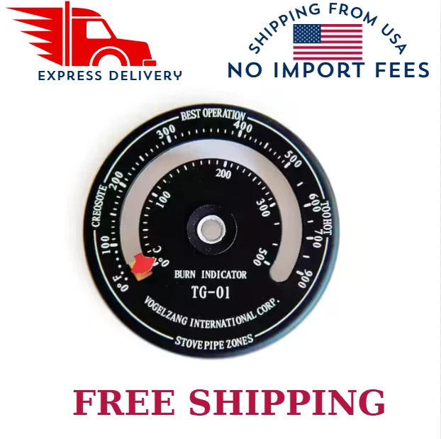 Vogelzang Tg-01 Stovepipe Temperature Gauge
