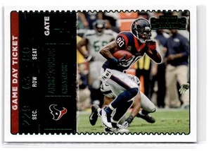 2022 Panini Contenders Andre Johnson #GDT-AJO Game Day Ticket Emerald Texans - Picture 1 of 2