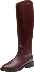 COACH womens Park Tall Leather Boot - Picture 1 of 8