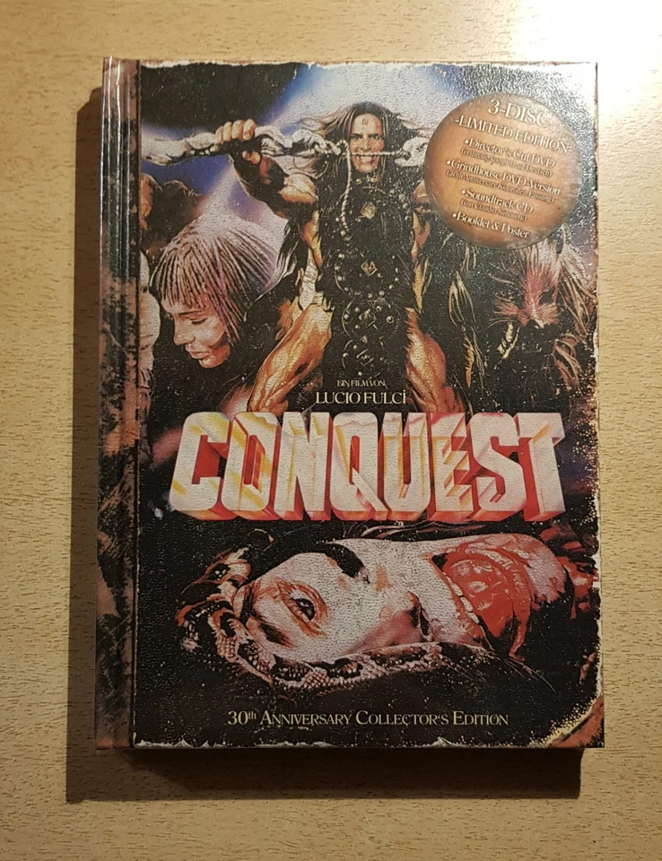 CONQUEST * MEDIABOOK * 3 DVD RARITÄT * LUCIO FULCI * NEU & OVP * aus Sammlung * - Bild 1 von 1