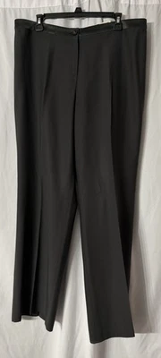 Pantalones de vestir Rena Lange para mujer negros mezcla de lana de seda Alemania pantalones talla US 16 Foto 1 de 4