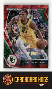 2021 Prizm Draft Picks #13 Davion Mitchell Baylor Bears Red Ice Prizm RC Rookie - Picture 1 of 2